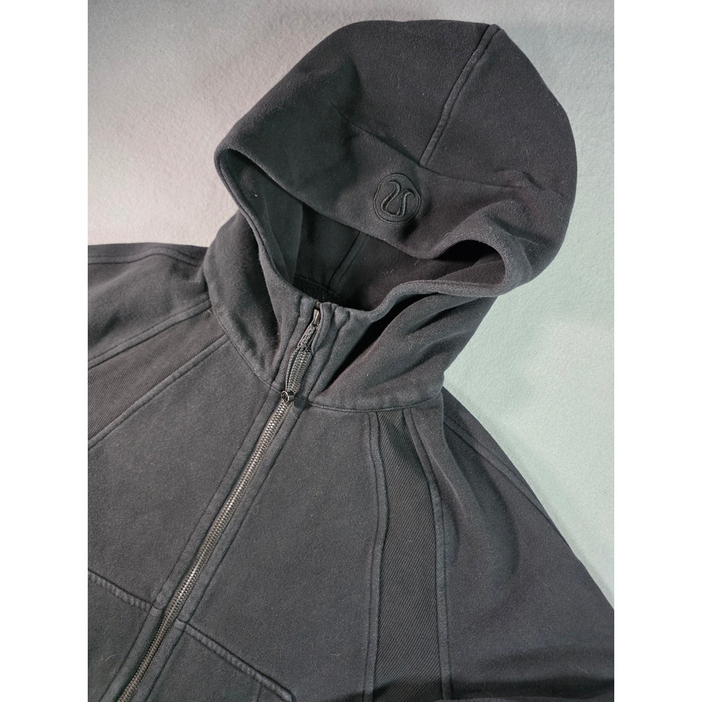 Lululemon Scuba Oversized Full Zip Hoodie Black W3EOZS XS/S